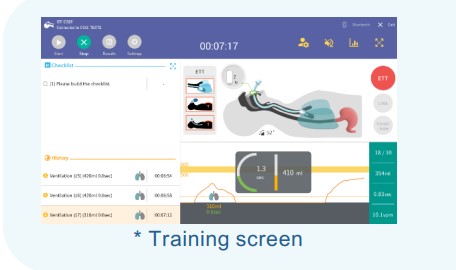 Mô hình mô phỏng huấn luyện quản lý đường thở cao cấp có phần mềm